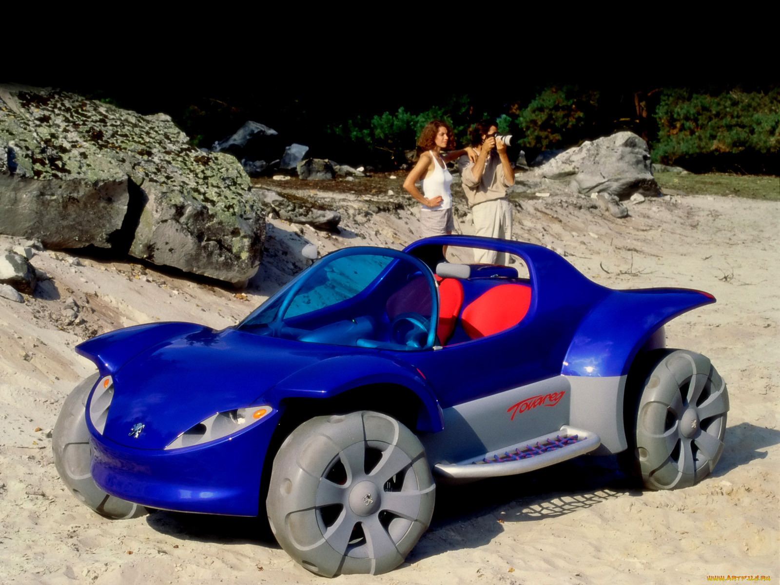 1996, peugeot, touareg, concept, 